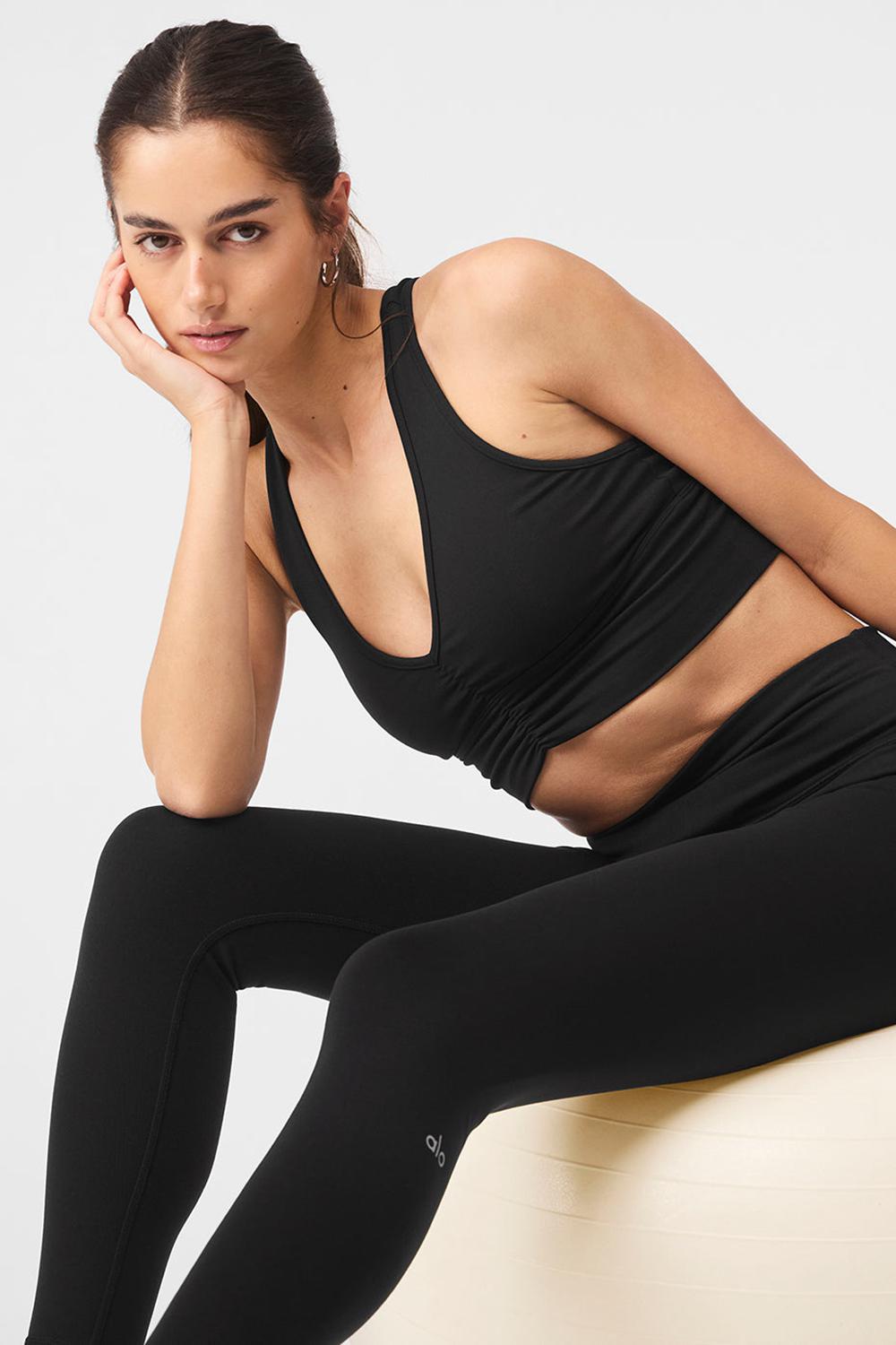 Black Women Alo Yoga 7/8 High-Waist Airbrush Legging | Australia  38102-LYEQ