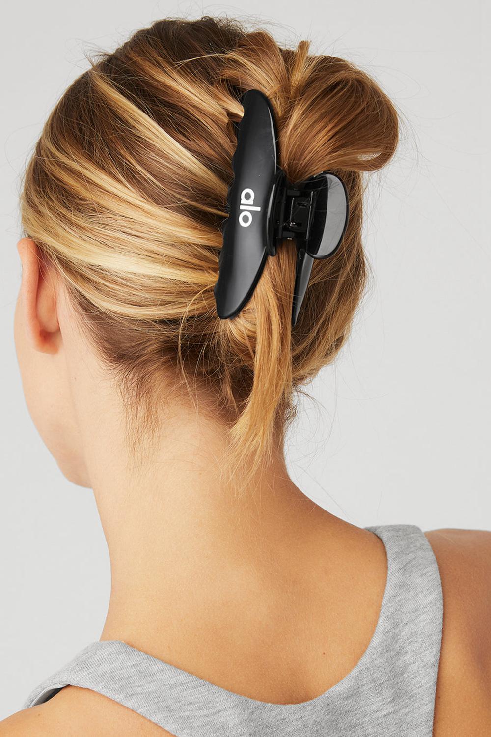 Black Women Alo Yoga 90's Claw Clip Hair Claw | Australia  46908-WINE