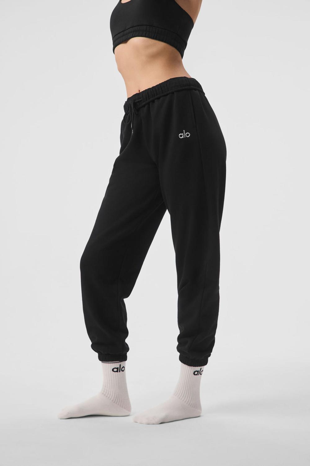Black Women Alo Yoga Accolade Sweatpant | Australia  01765-NRDF