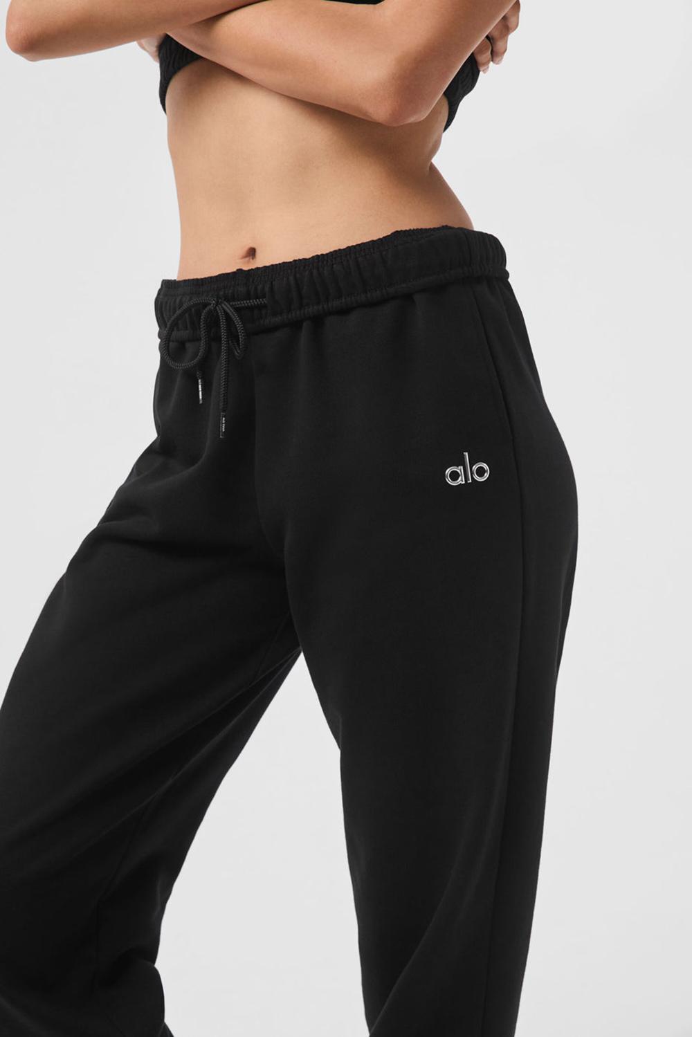 Black Women Alo Yoga Accolade Sweatpant | Australia  01765-NRDF