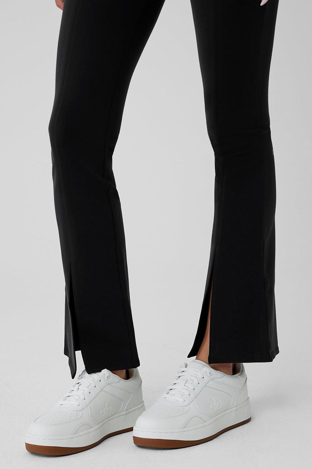 Black Women Alo Yoga Airbrush 7/8 High Waist Flutter Legging | Australia  56921-KQDU