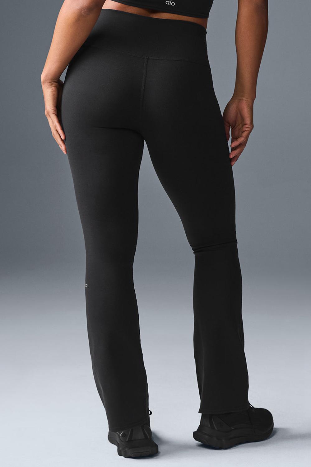 Black Women Alo Yoga Airbrush High-Waist Bootcut Legging | Australia  31840-MUFA