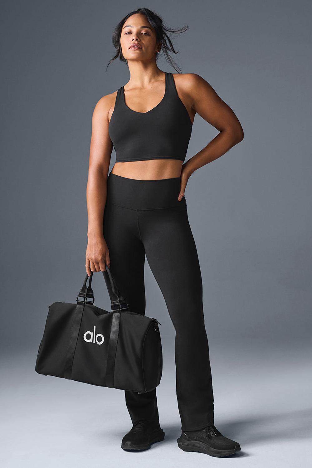 Black Women Alo Yoga Airbrush High-Waist Bootcut Legging | Australia  31840-MUFA