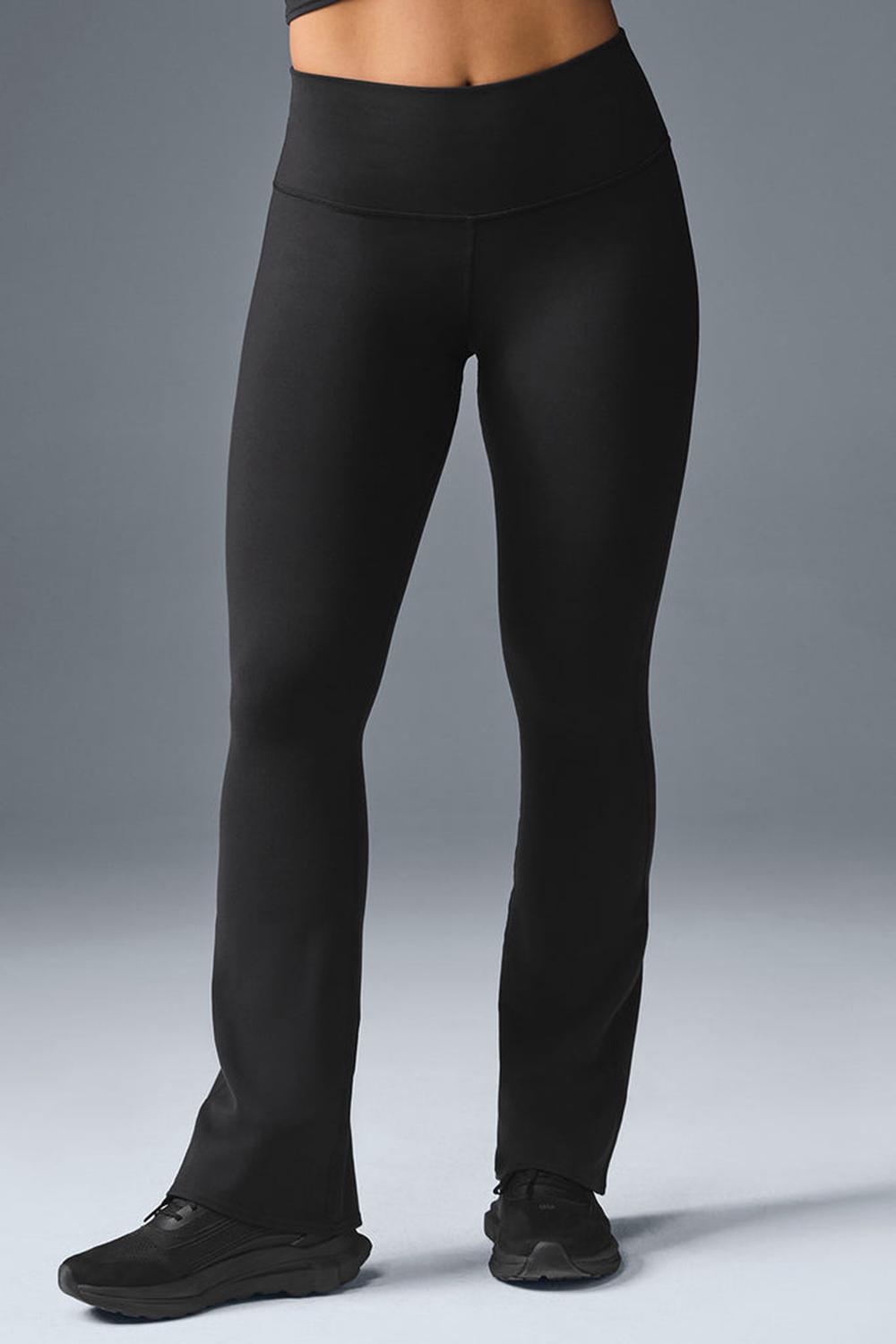 Black Women Alo Yoga Airbrush High-Waist Bootcut Legging | Australia  31840-MUFA