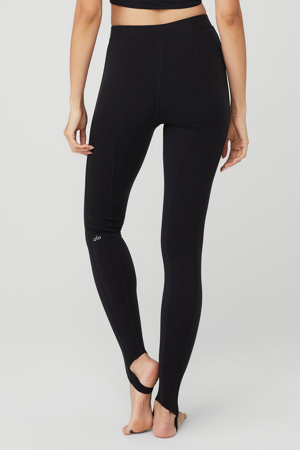 Black Women Alo Yoga Airbrush High-Waist Enso Legging | Australia  67890-FHYK