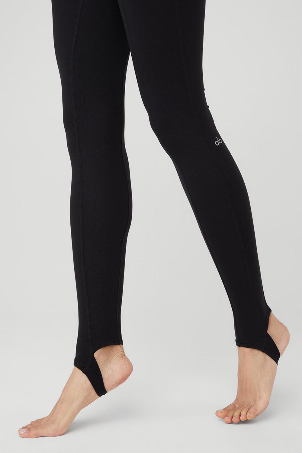 Black Women Alo Yoga Airbrush High-Waist Enso Legging | Australia  67890-FHYK