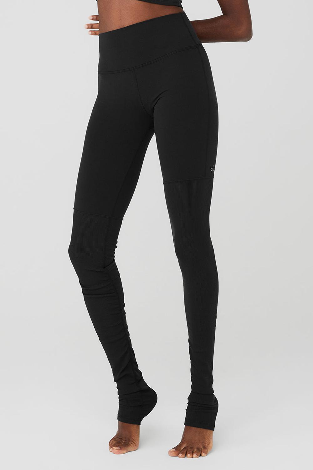 Black Women Alo Yoga Airbrush High-Waist Highlight Goddess Legging | Australia  83427-ODLT