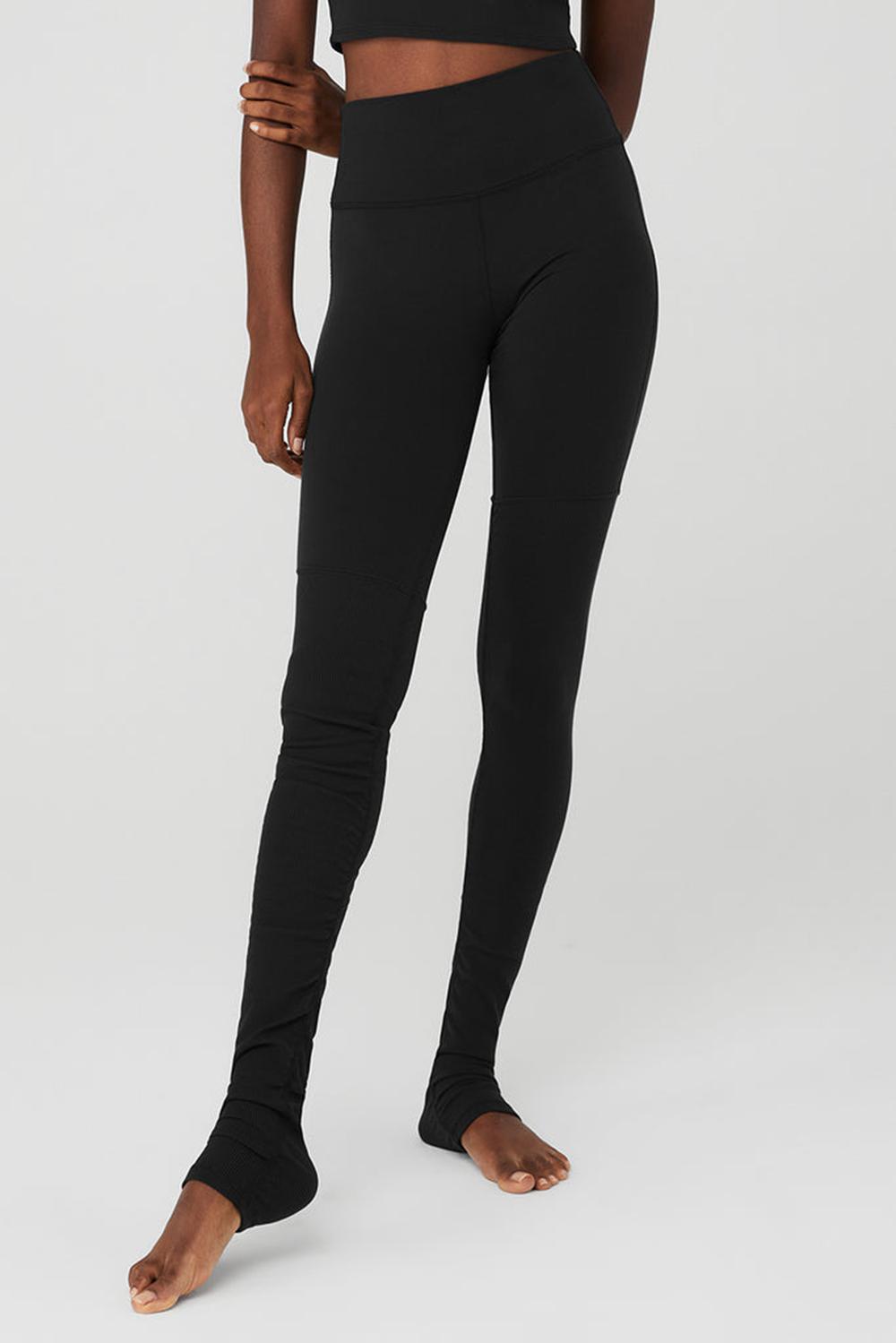 Black Women Alo Yoga Airbrush High-Waist Highlight Goddess Legging | Australia  83427-ODLT