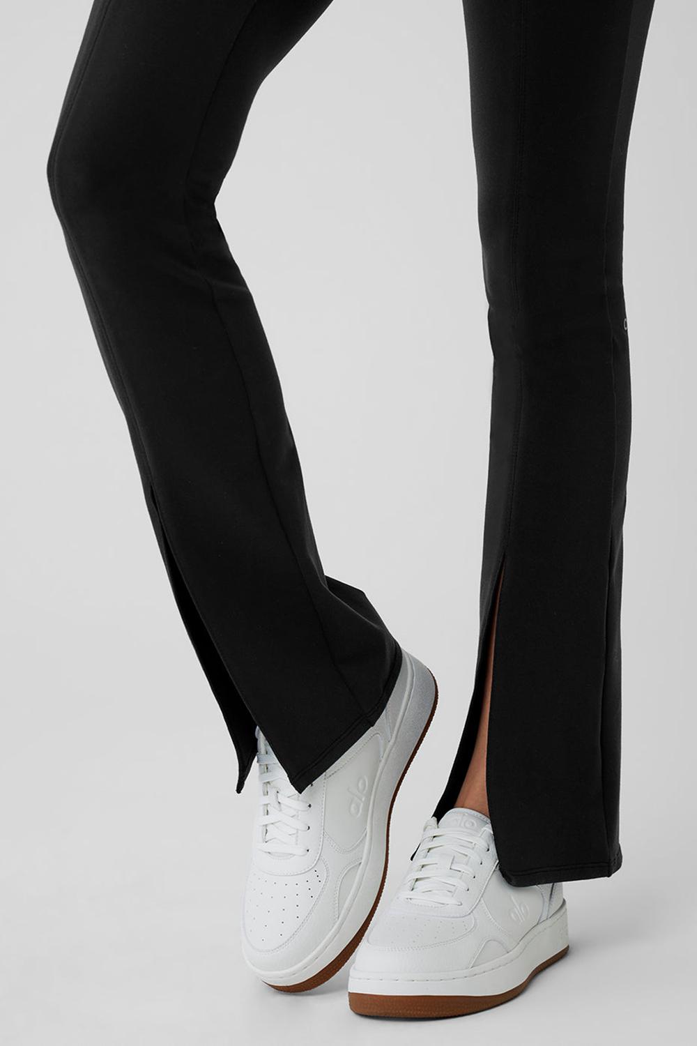 Black Women Alo Yoga Airbrush High-Waist Flutter Legging | Australia  10589-GMOE