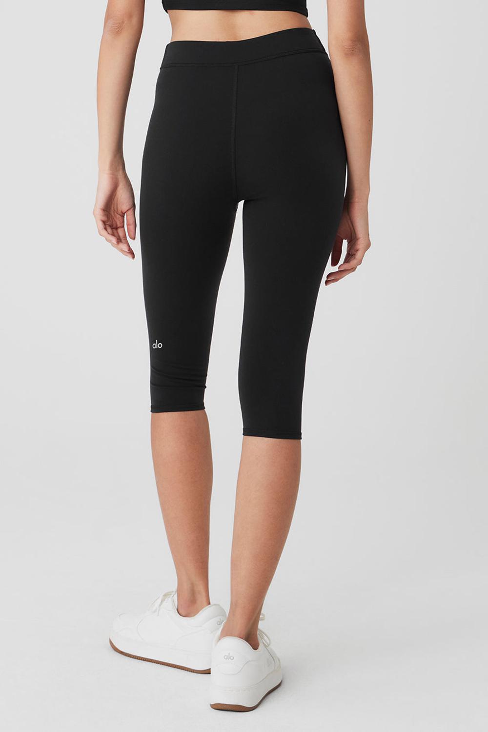 Black Women Alo Yoga Airbrush V-Cut Defineri Legging | Australia  42957-NCPA