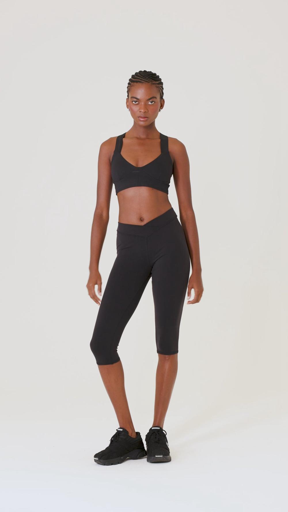 Black Women Alo Yoga Airbrush V-Cut Defineri Legging | Australia  42957-NCPA