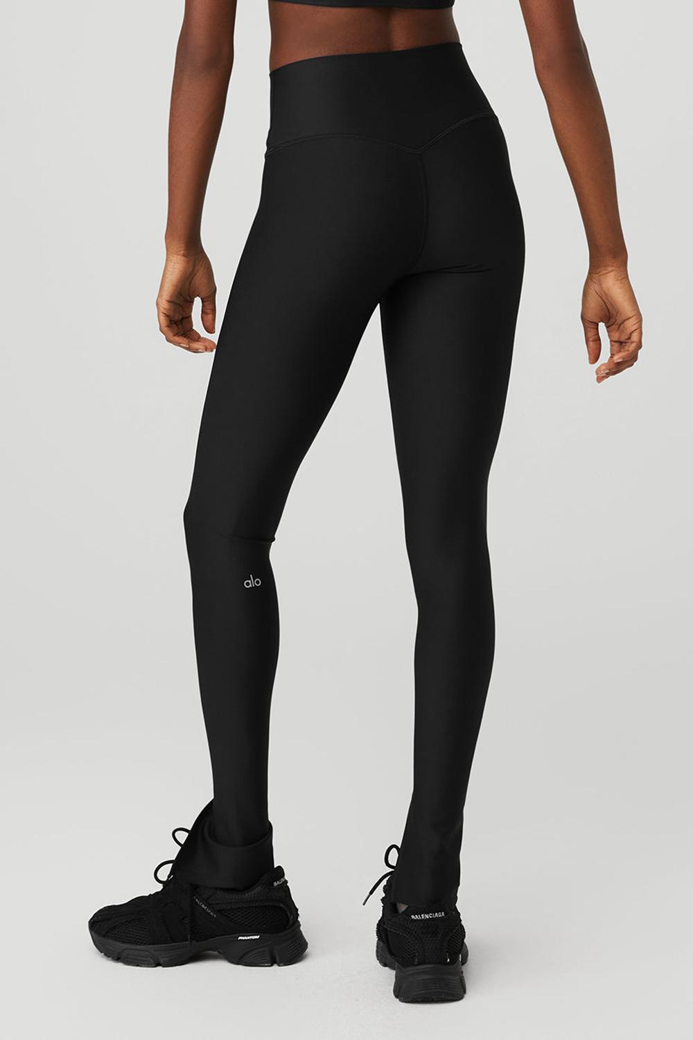 Black Women Alo Yoga Airlift High-Waist Elongated Legging | Australia  68720-STBQ