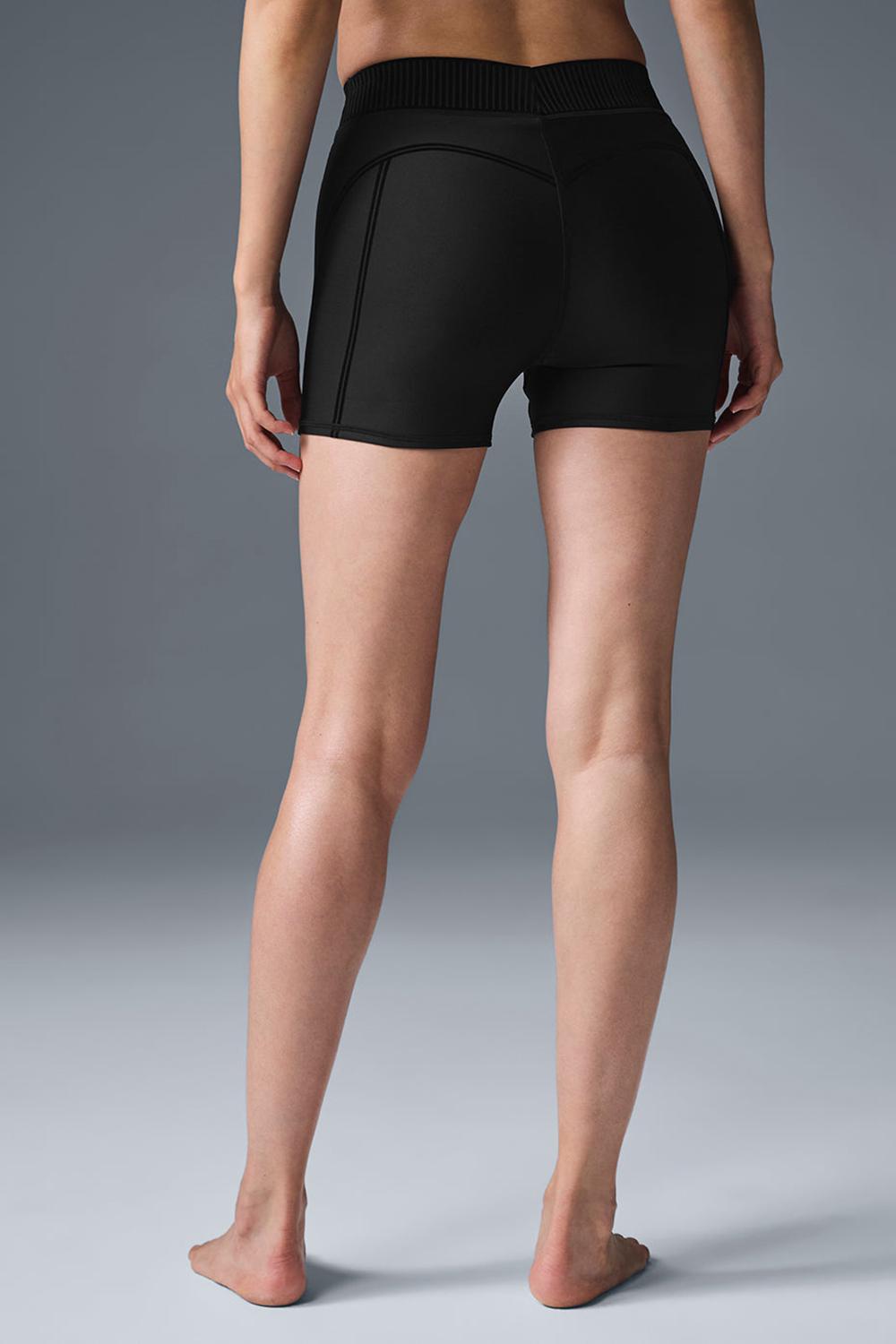 Black Women Alo Yoga Airlift High-Waist Line Up Short | Australia  43702-SDGI
