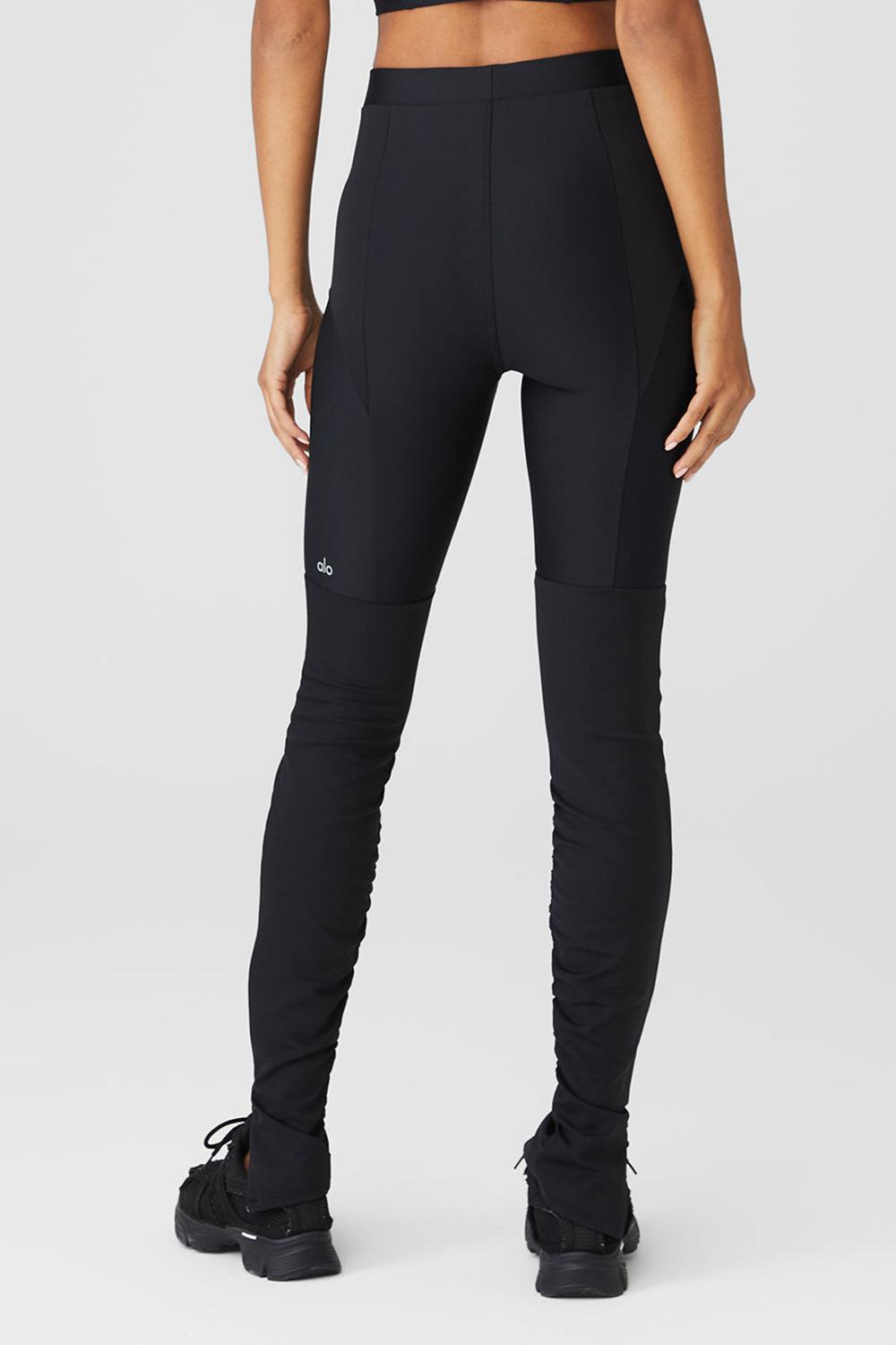 Black Women Alo Yoga Airlift High-Waist Street Goddess Legging | Australia  16452-LYEX