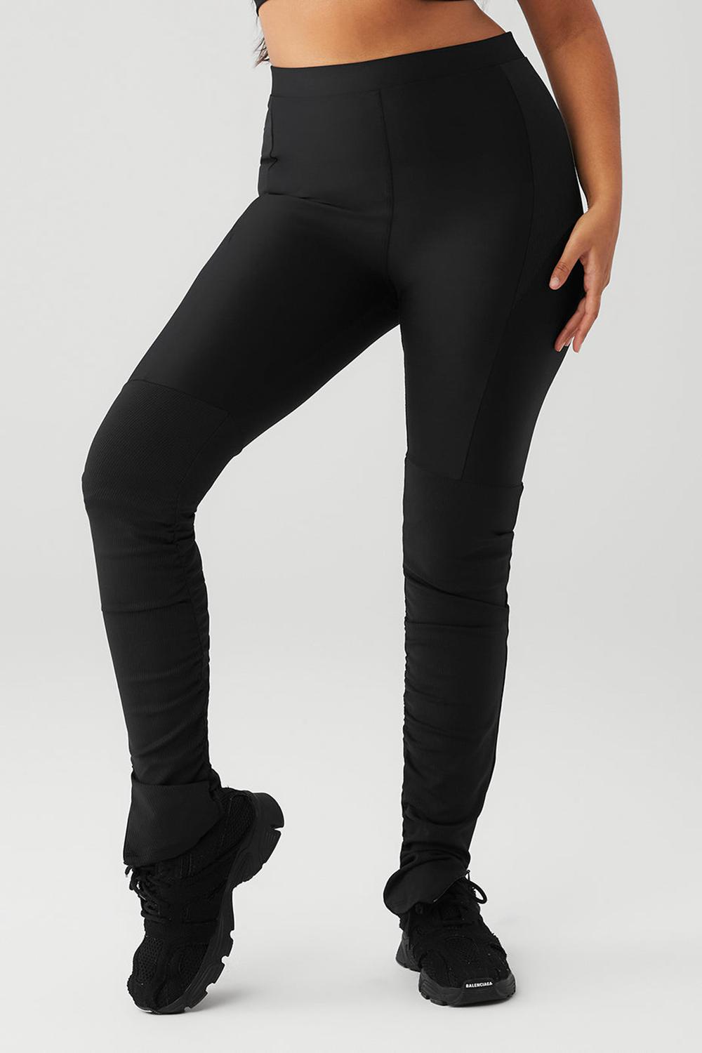 Black Women Alo Yoga Airlift High-Waist Street Goddess Legging | Australia  16452-LYEX
