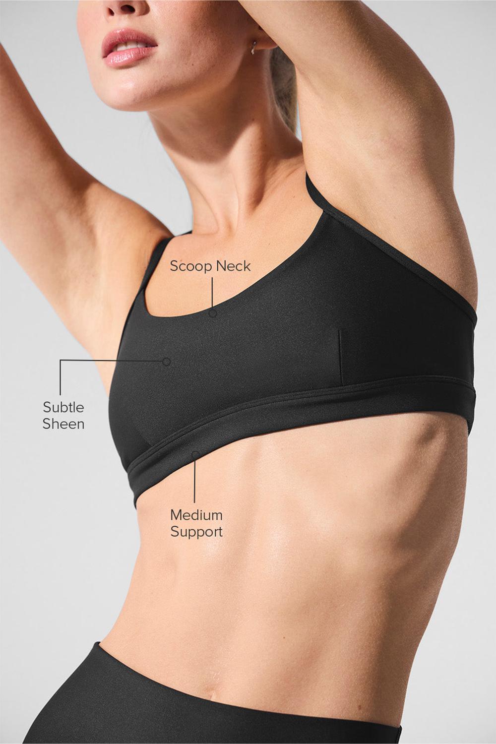 Black Women Alo Yoga Airlift Intrigue Bra | Australia  15039-FGQV