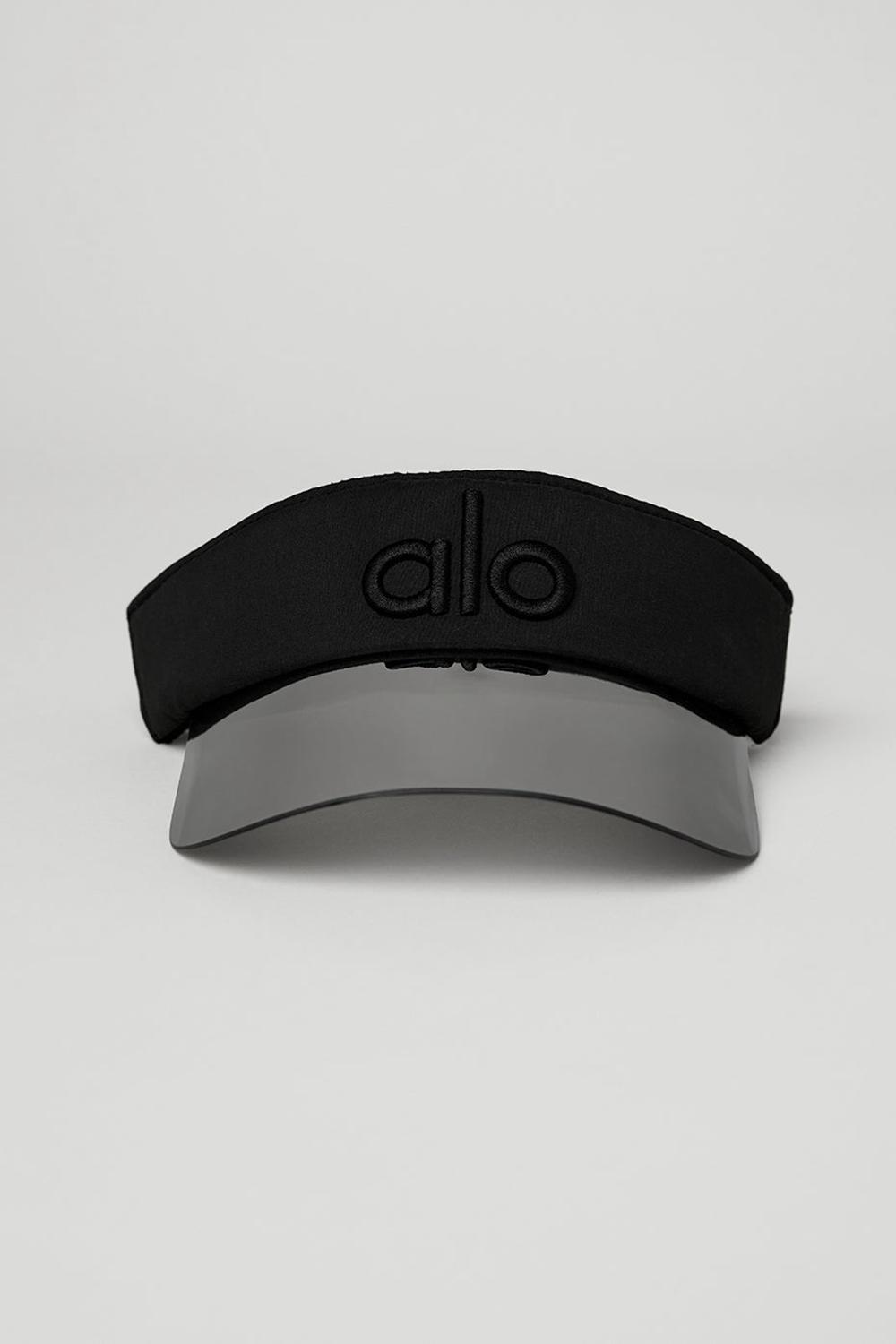 Black Women Alo Yoga Airlift Solar Visor | Australia  94568-YWFI