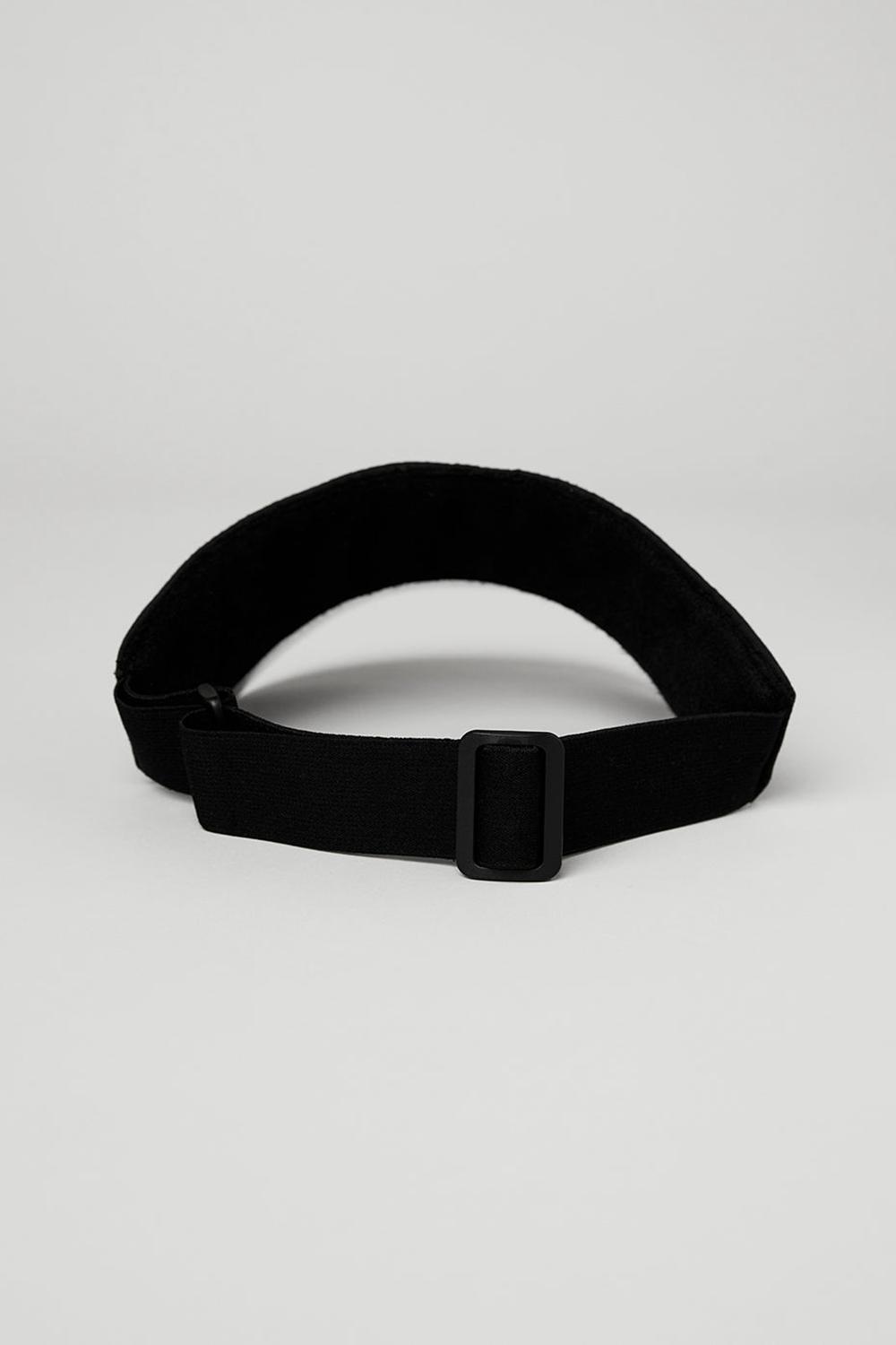 Black Women Alo Yoga Airlift Solar Visor | Australia  94568-YWFI