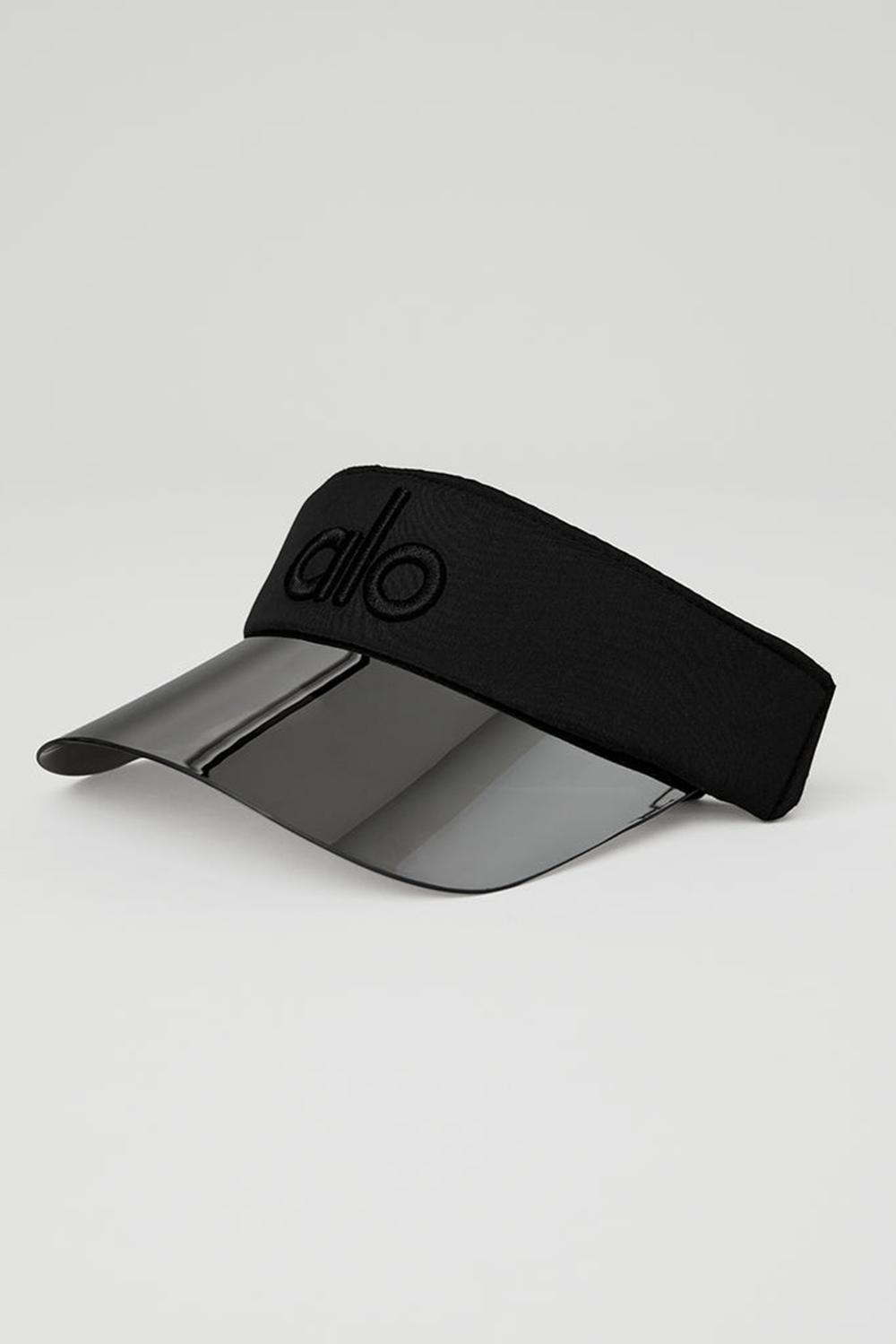 Black Women Alo Yoga Airlift Solar Visor | Australia  94568-YWFI