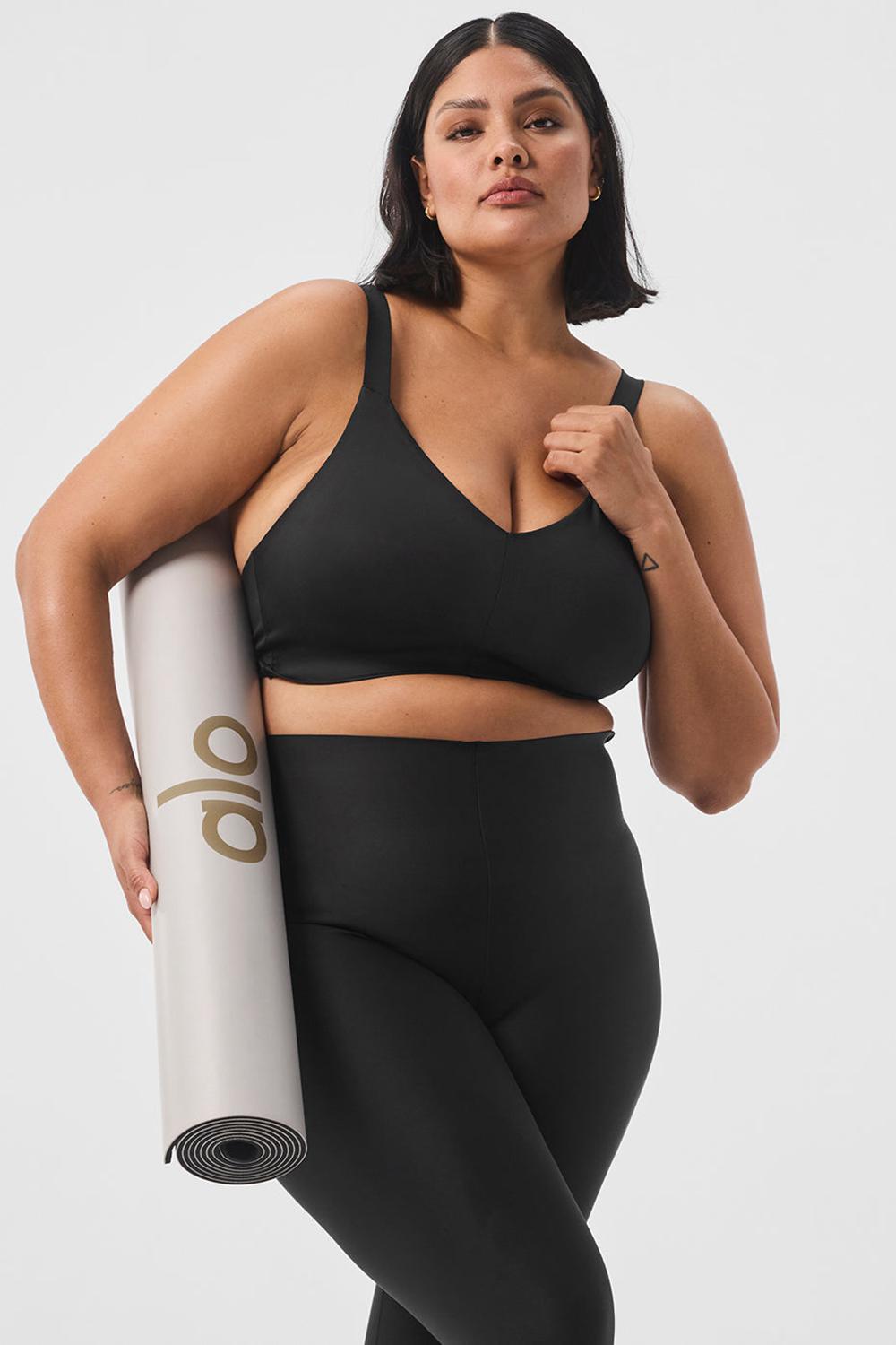 Black Women Alo Yoga Airlift Strength Bra | Australia  93781-KHTZ