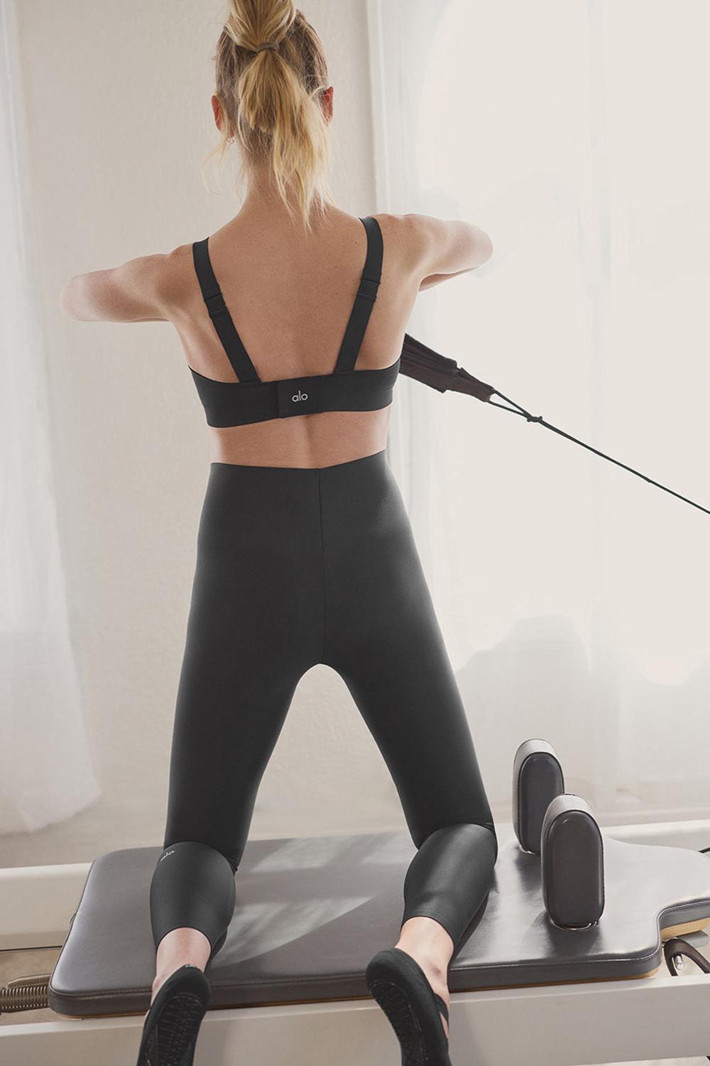 Black Women Alo Yoga Airlift Strength Extreme High-Waist 7/8 Legging | Australia  75812-WNCU