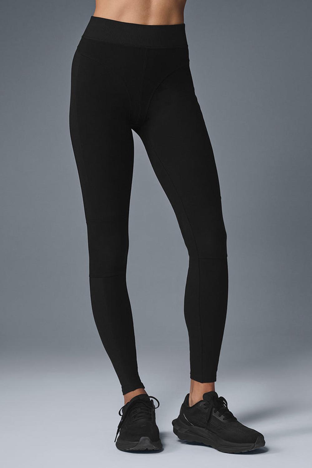 Black Women Alo Yoga Alosoft High-Waist Head Start Legging | Australia  04139-TKHC
