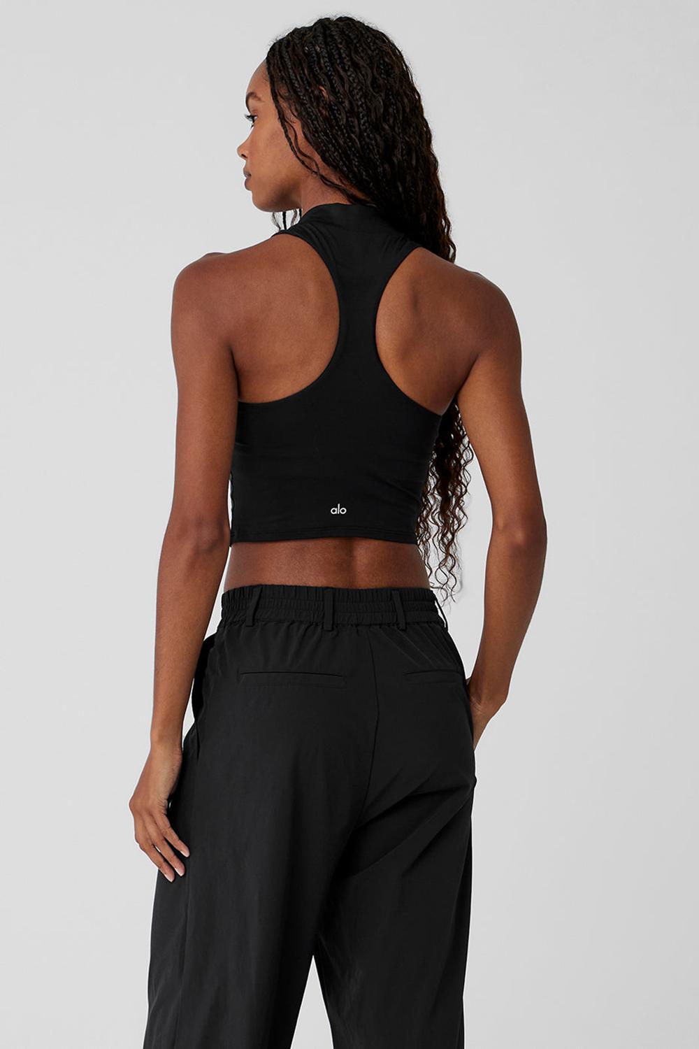 Black Women Alo Yoga Alosoft Top That Bra Tank | Australia  47932-WLTX