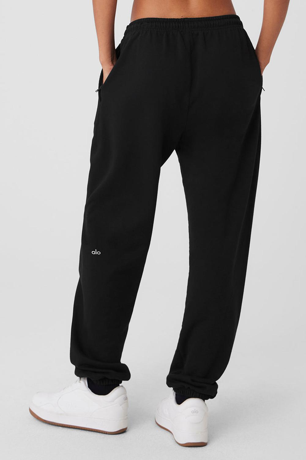 Black Women Alo Yoga Chill Sweatpant | Australia  18695-VNUY