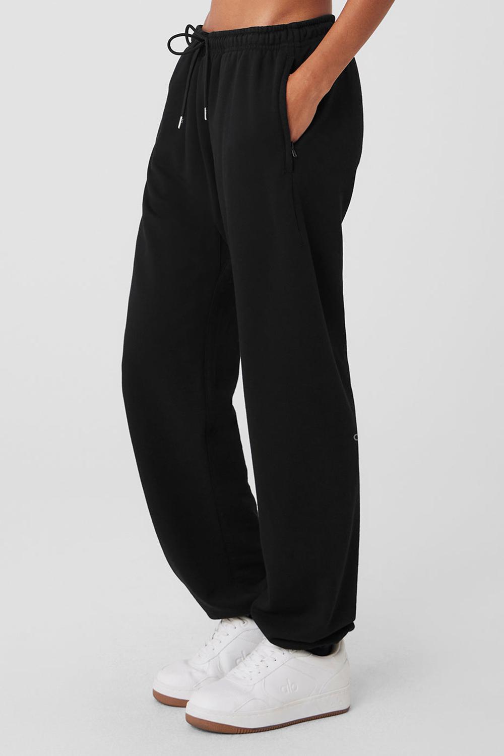 Black Women Alo Yoga Chill Sweatpant | Australia  18695-VNUY