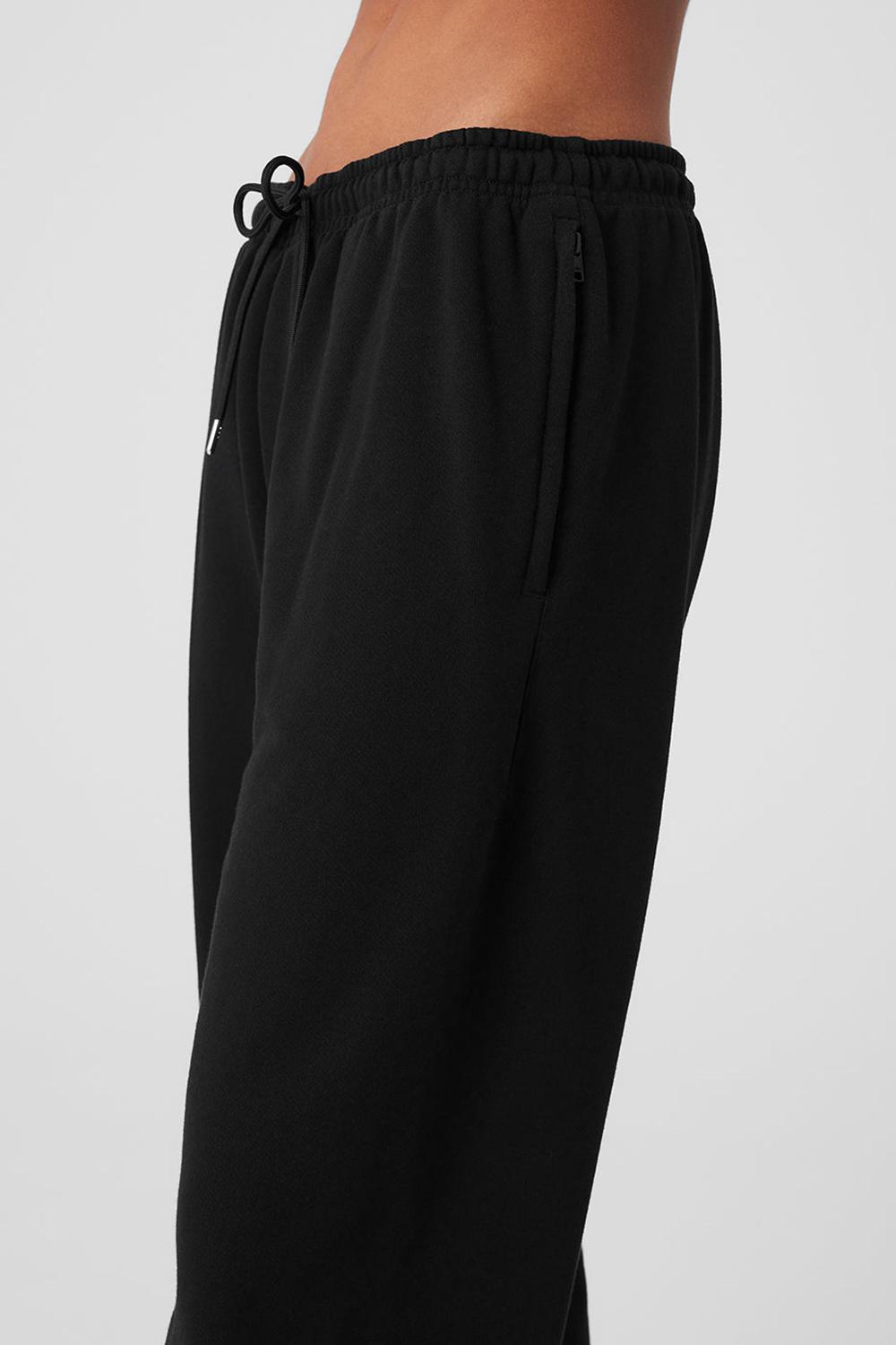 Black Women Alo Yoga Chill Sweatpant | Australia  18695-VNUY