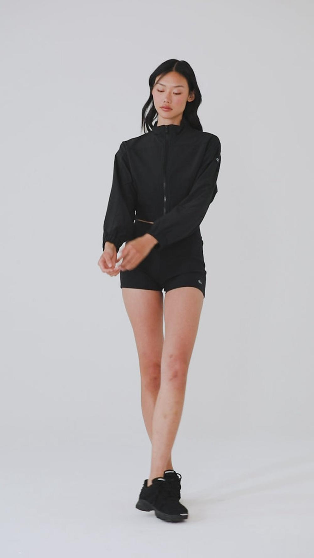 Black Women Alo Yoga Clubhouse Jacket | Australia  92457-RLNC