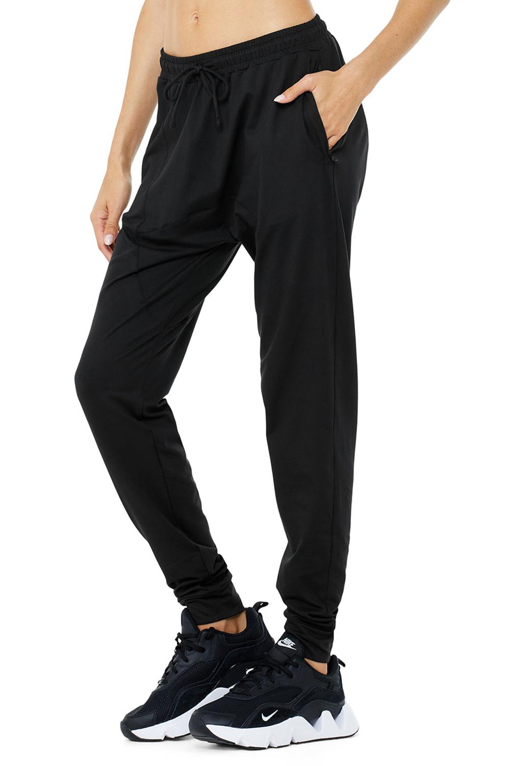 Black Women Alo Yoga Conquer Revitalize Pant | Australia  43016-YEQR