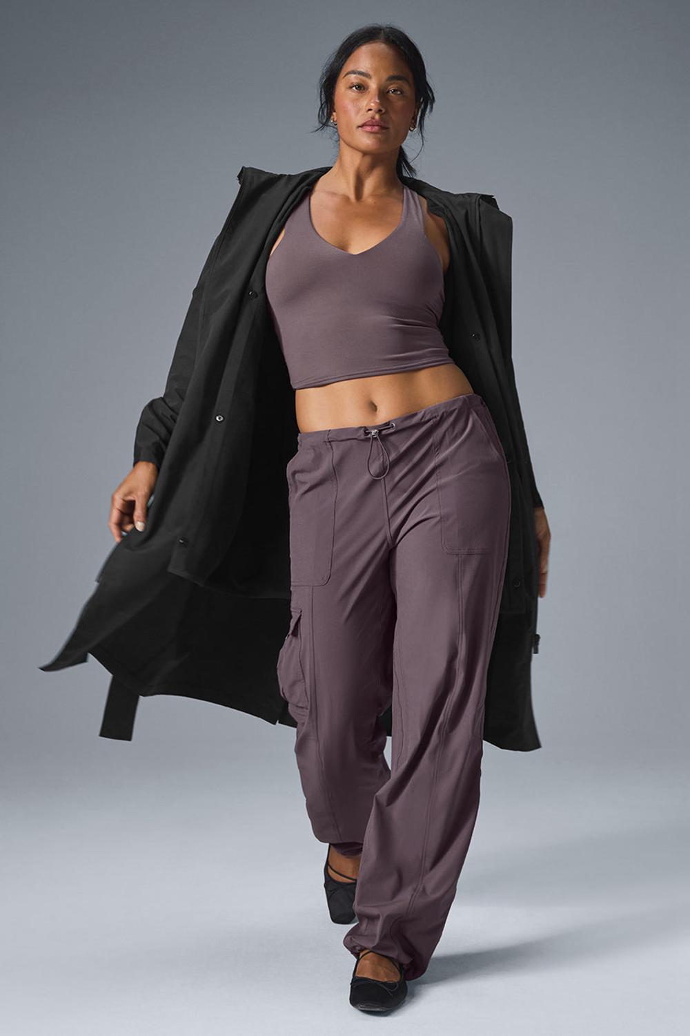 Black Women Alo Yoga Crinkle On The Move Trench Coat | Australia  76209-YWLI