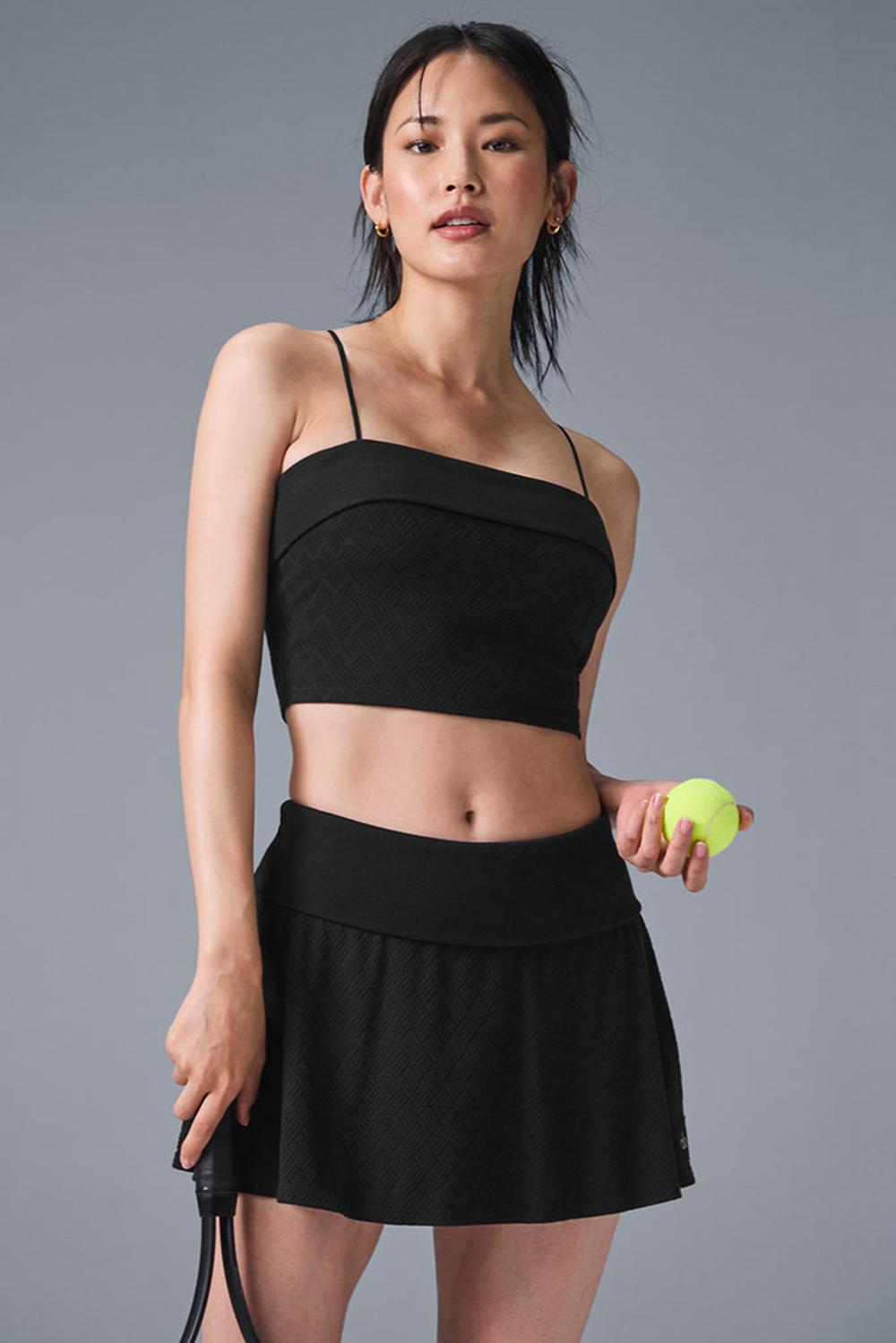 Black Women Alo Yoga Doubles Only Bra Tank | Australia  54107-NZED