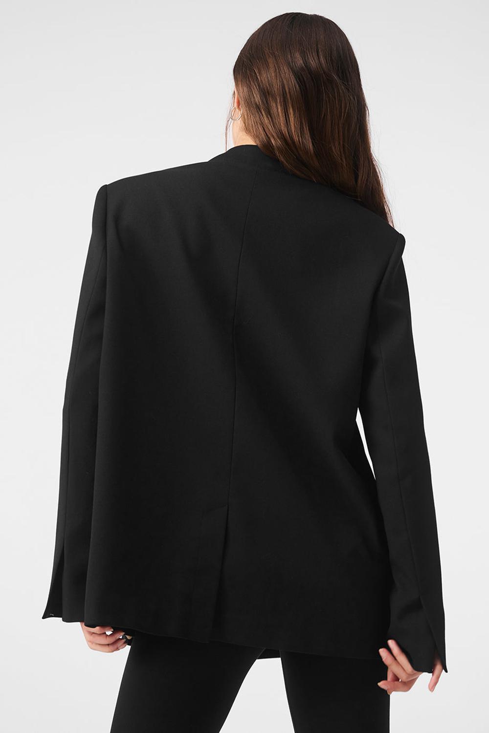 Black Women Alo Yoga First-Class Blazer | Australia  29576-LQPT