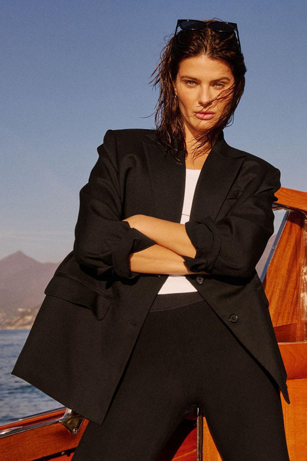 Black Women Alo Yoga First-Class Blazer | Australia  29576-LQPT