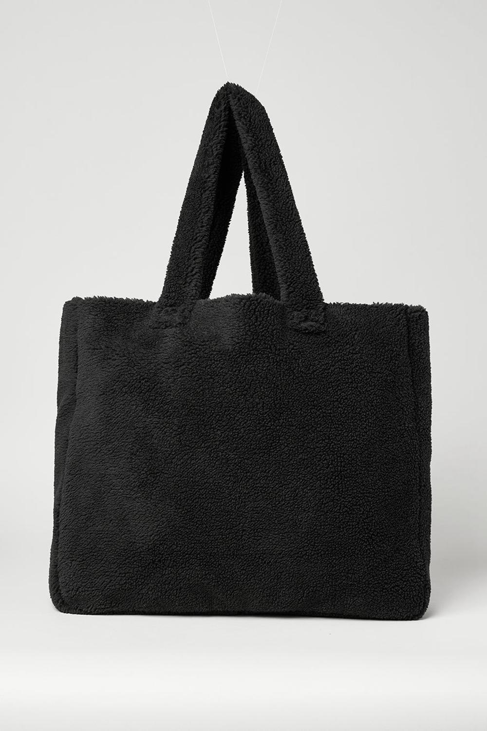 Black Women Alo Yoga Foxy Sherpa Tote Bag | Australia  41985-XWVD