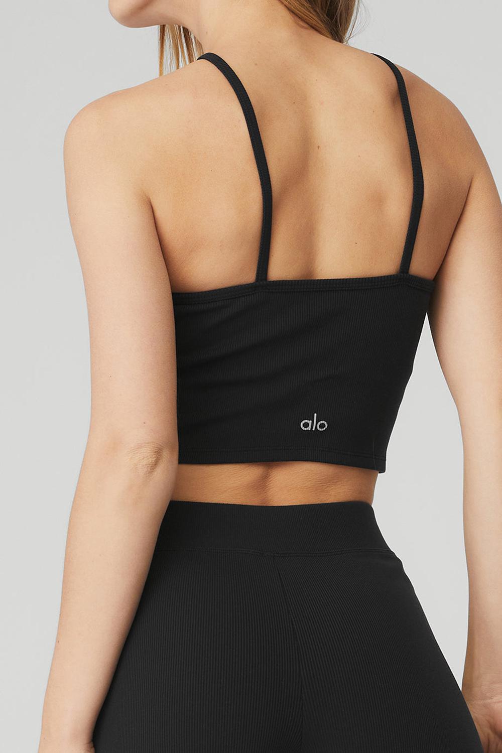 Black Women Alo Yoga Goddess Ribbed High-Waist Hot Short | Australia  06819-KGNM