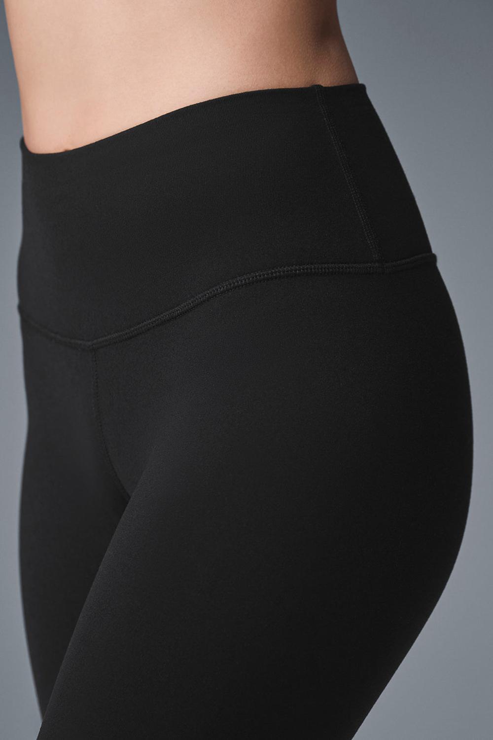 Black Women Alo Yoga High-Waist Airbrushris Legging | Australia  59360-QKDP