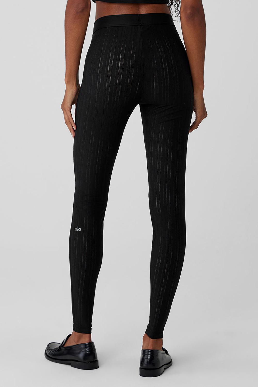 Black Women Alo Yoga High-Waist Euphoria Legging | Australia  35806-OPDR