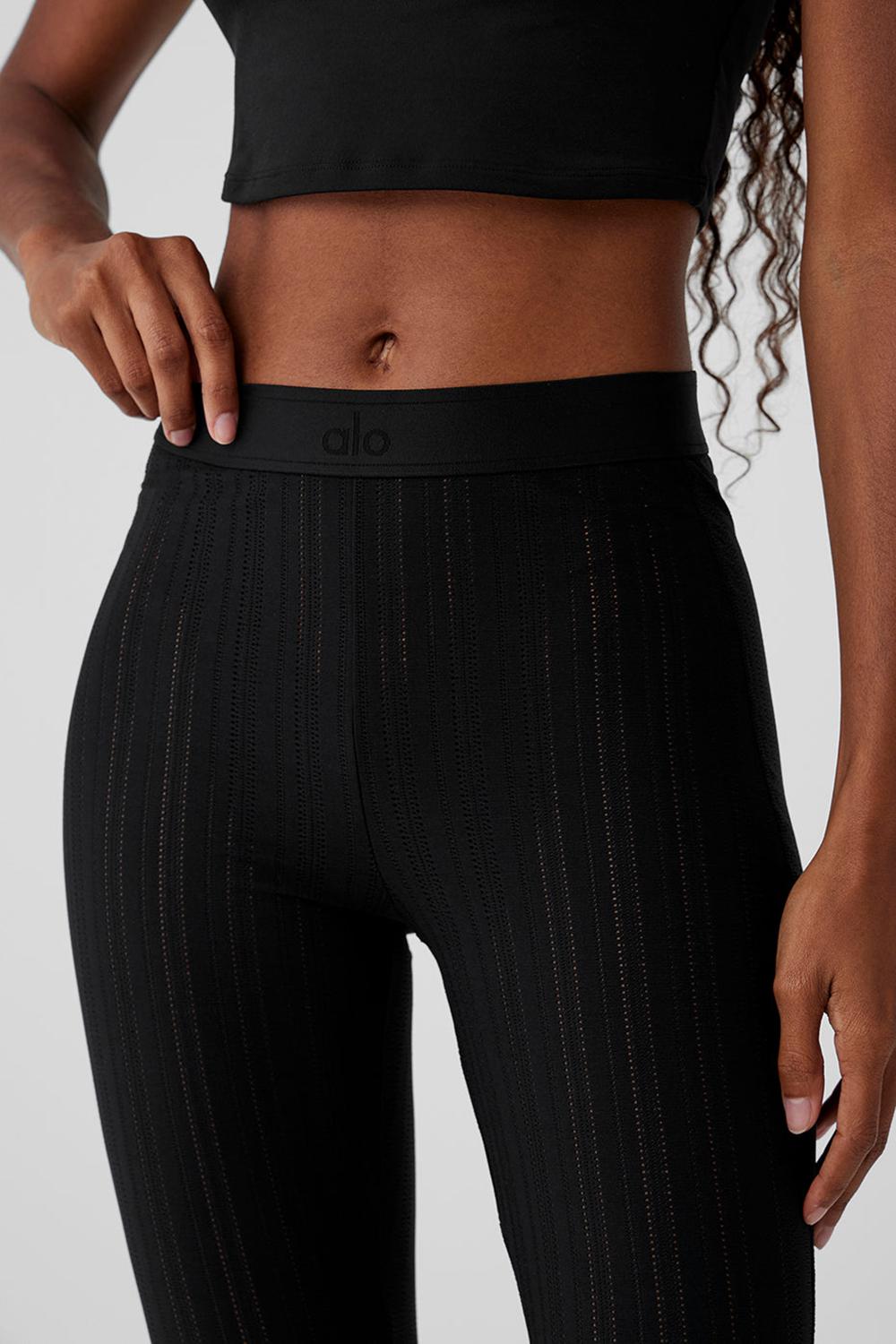 Black Women Alo Yoga High-Waist Euphoria Legging | Australia  35806-OPDR