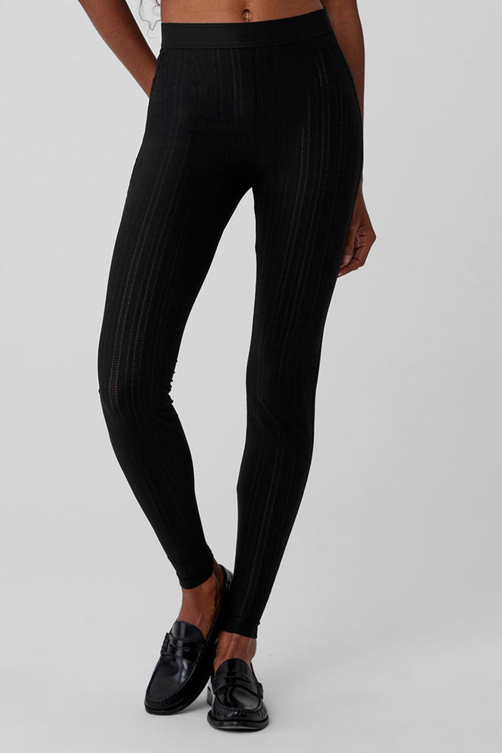 Black Women Alo Yoga High-Waist Euphoria Legging | Australia  35806-OPDR