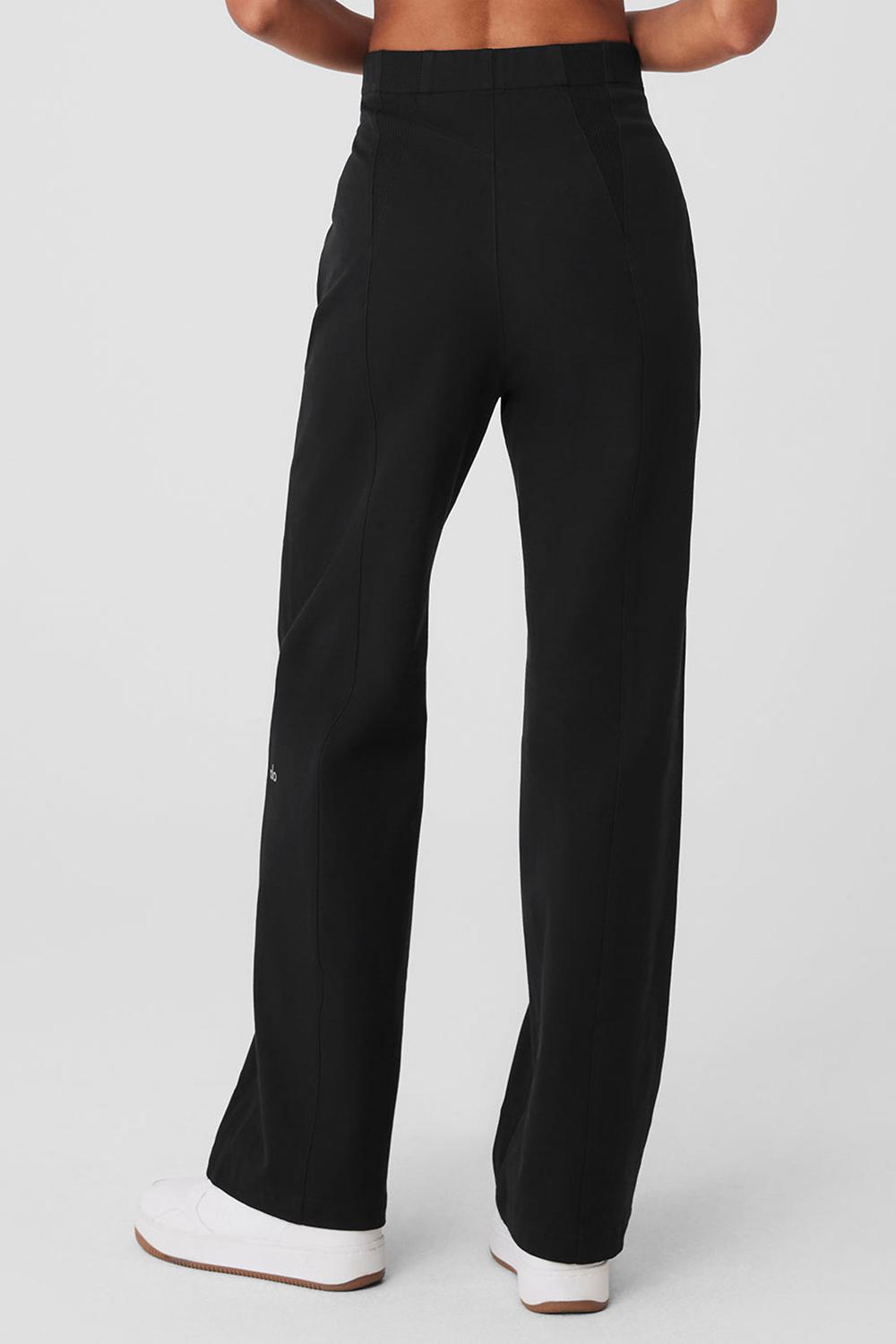 Black Women Alo Yoga High-Waist On Point Moto Pant | Australia  14582-XYNT