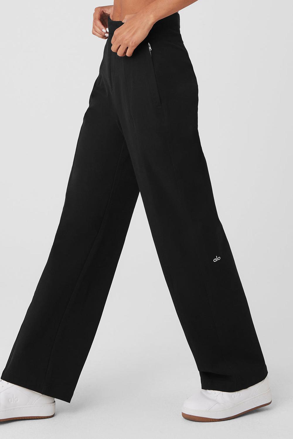 Black Women Alo Yoga High-Waist On Point Moto Pant | Australia  14582-XYNT
