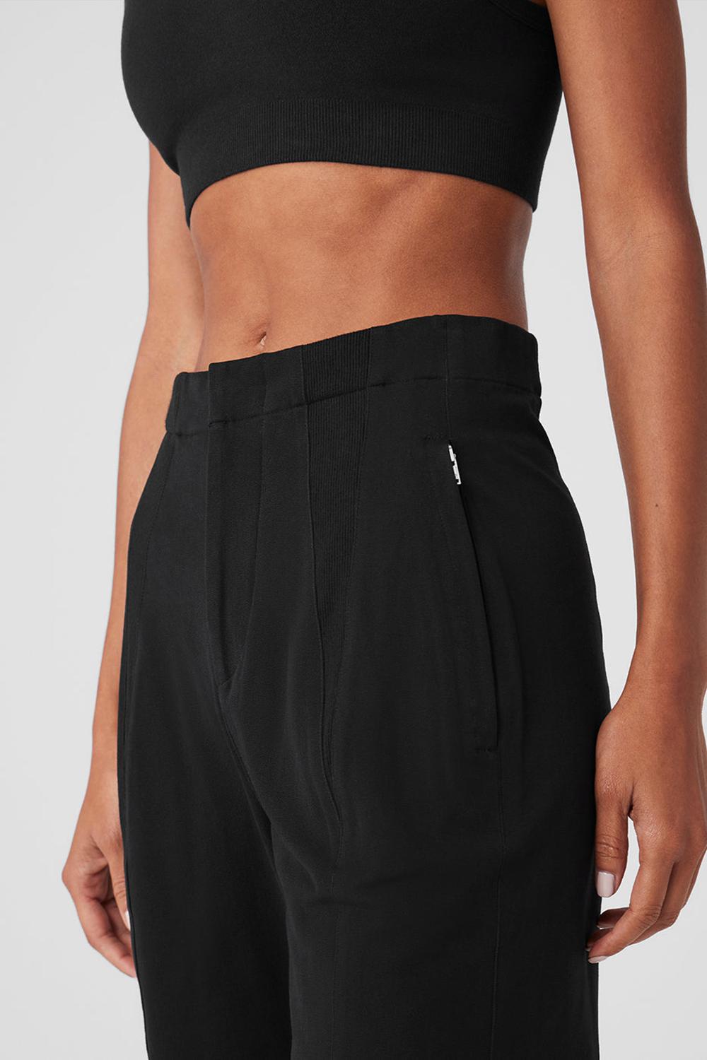 Black Women Alo Yoga High-Waist On Point Moto Pant | Australia  14582-XYNT