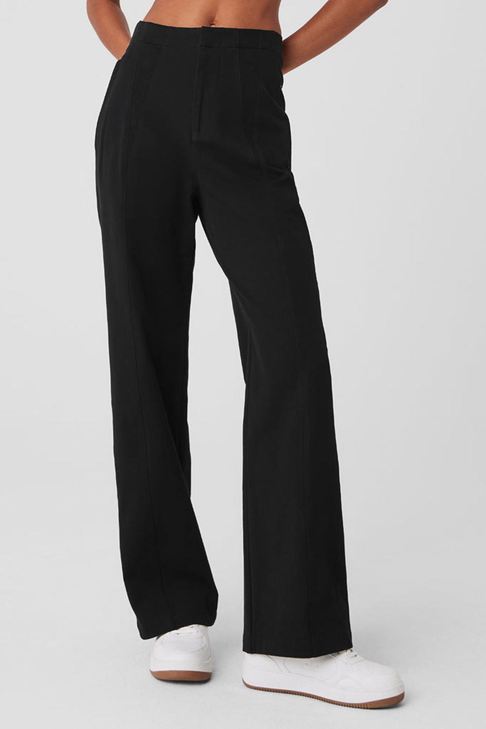 Black Women Alo Yoga High-Waist On Point Moto Pant | Australia  14582-XYNT