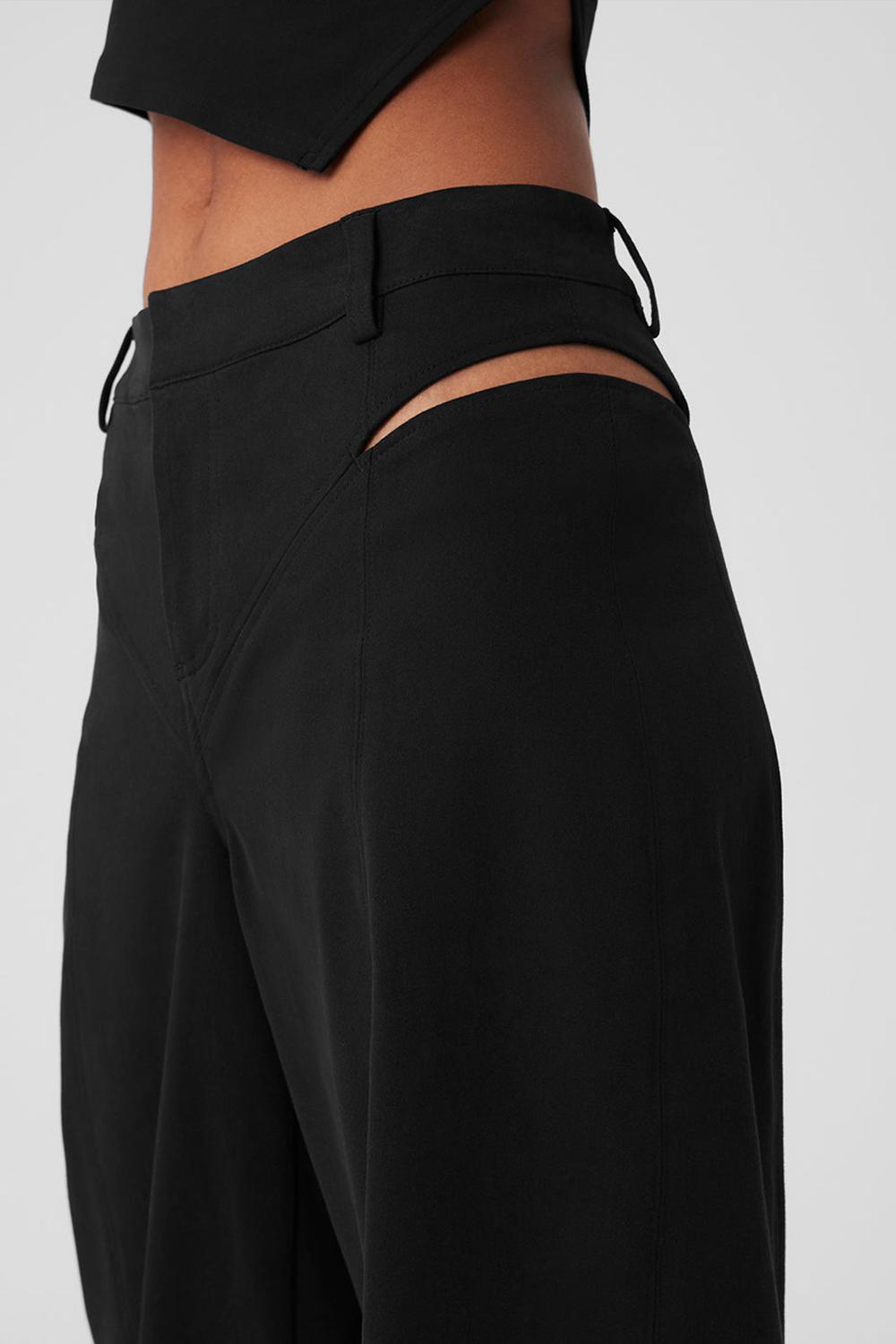 Black Women Alo Yoga High-Waist Risk Taker Pant | Australia  06527-RLPH