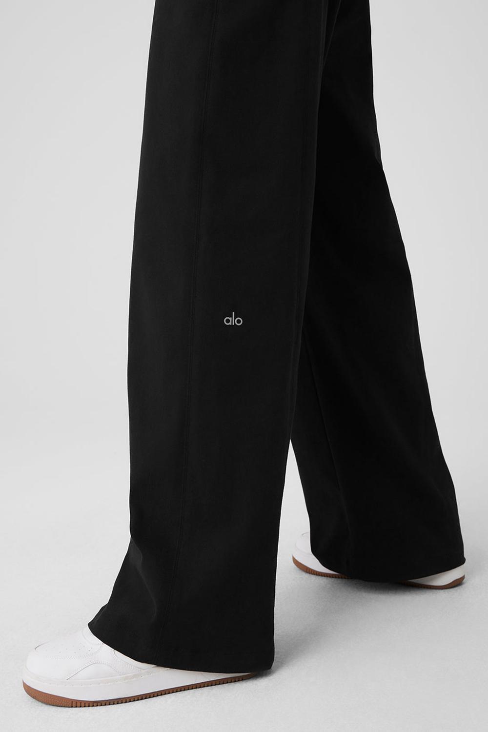 Black Women Alo Yoga High-Waist Risk Taker Pant | Australia  06527-RLPH