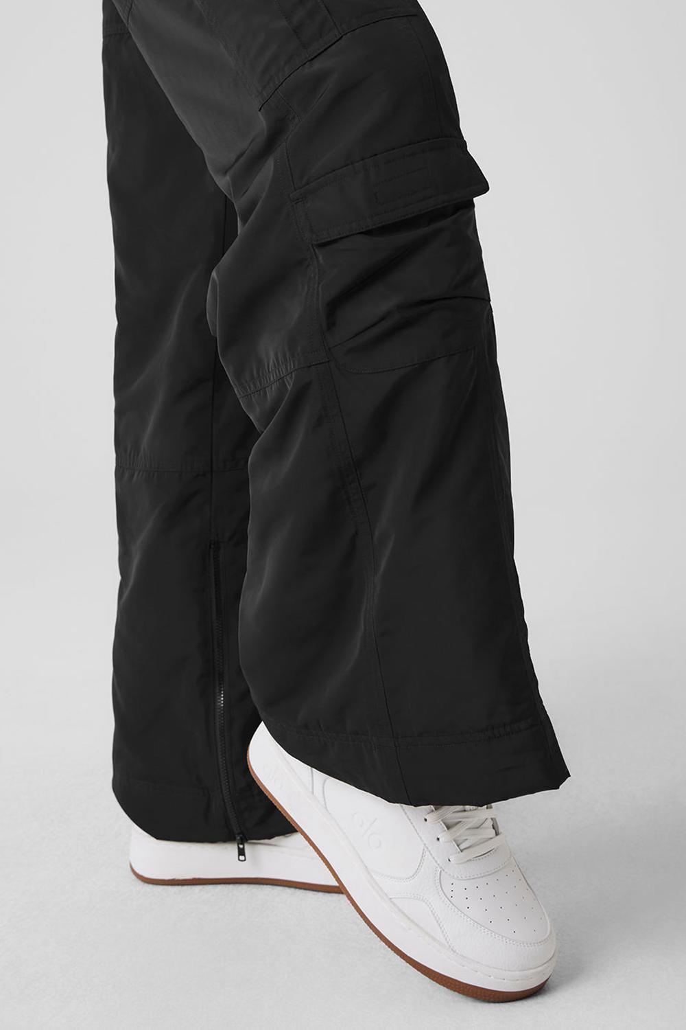 Black Women Alo Yoga High-Waist Ski-Moto Pant | Australia  07981-VORX