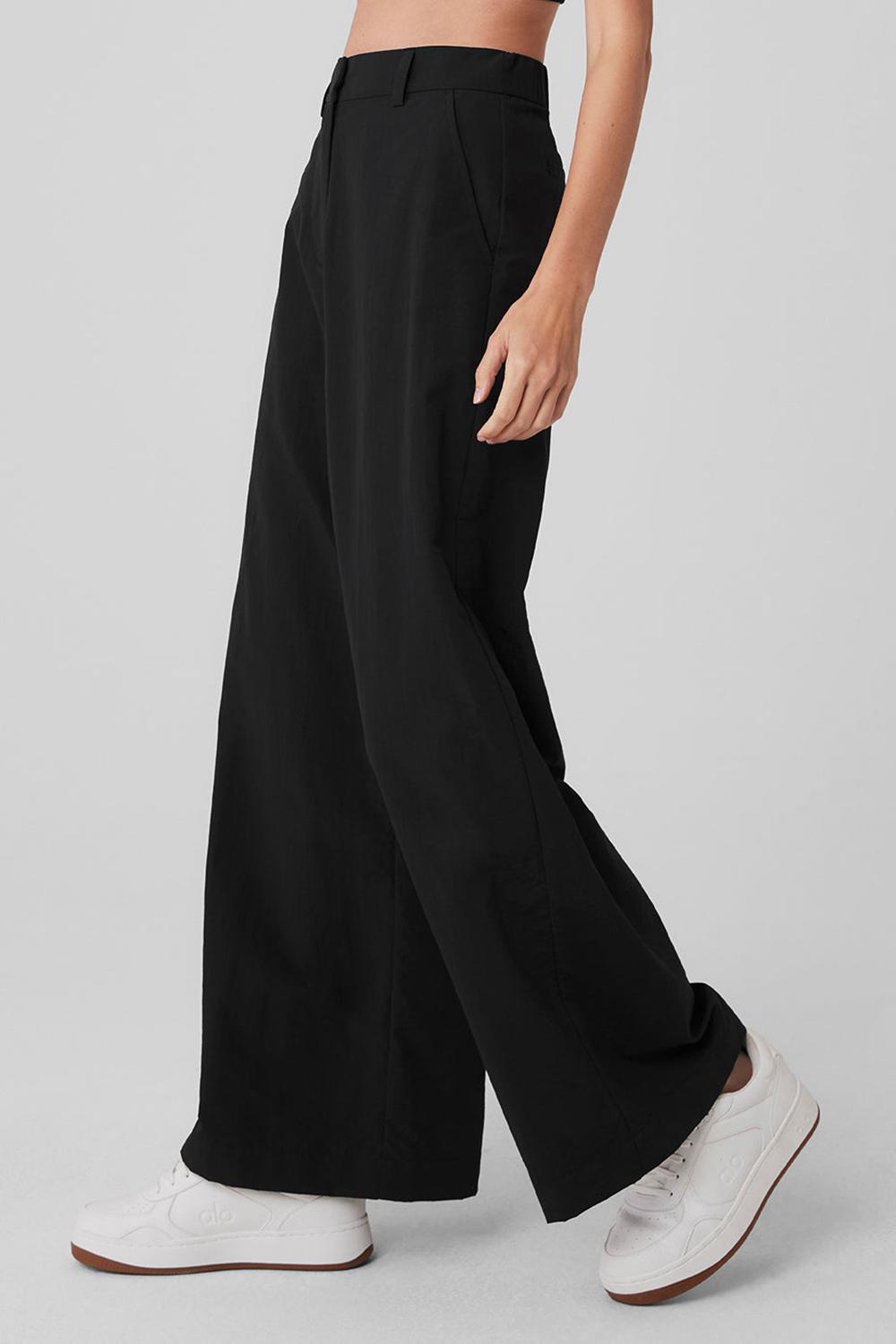 Black Women Alo Yoga High-Waist Street Smart Pant | Australia  68217-ILGQ